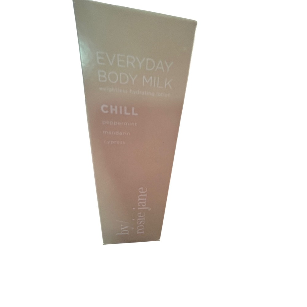 By Rosie Jane Everyday Body Milk Chill Peppermint Mandarin Cypress‎ Lotion 8oz